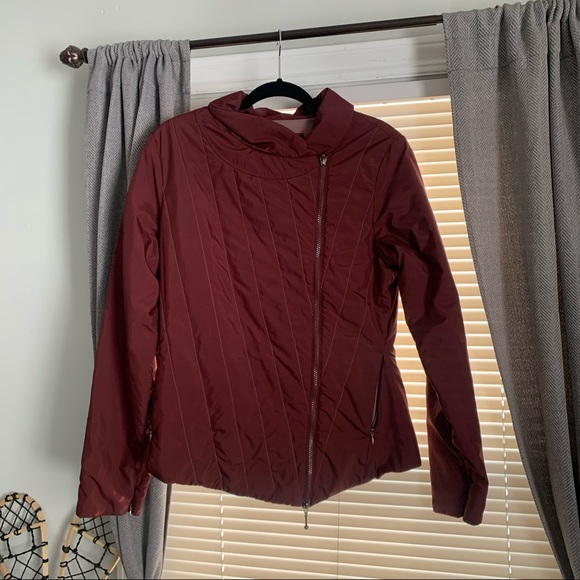 Prana Jackets & Blazers - PRANA Maroon Burgundy Red Lightweight Jacket